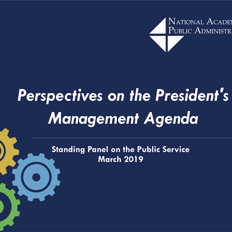 The President's Management Agenda Turns One