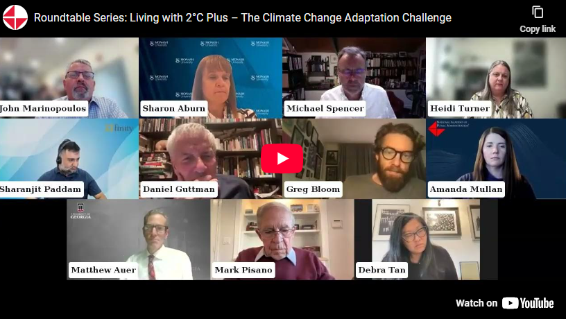 Part 4: Living with 2°C Plus – The Climate Change Adaptation Challenge Monash University