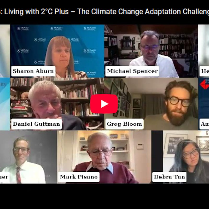 Part 4: Living with 2°C Plus – The Climate Change Adaptation Challenge Monash University