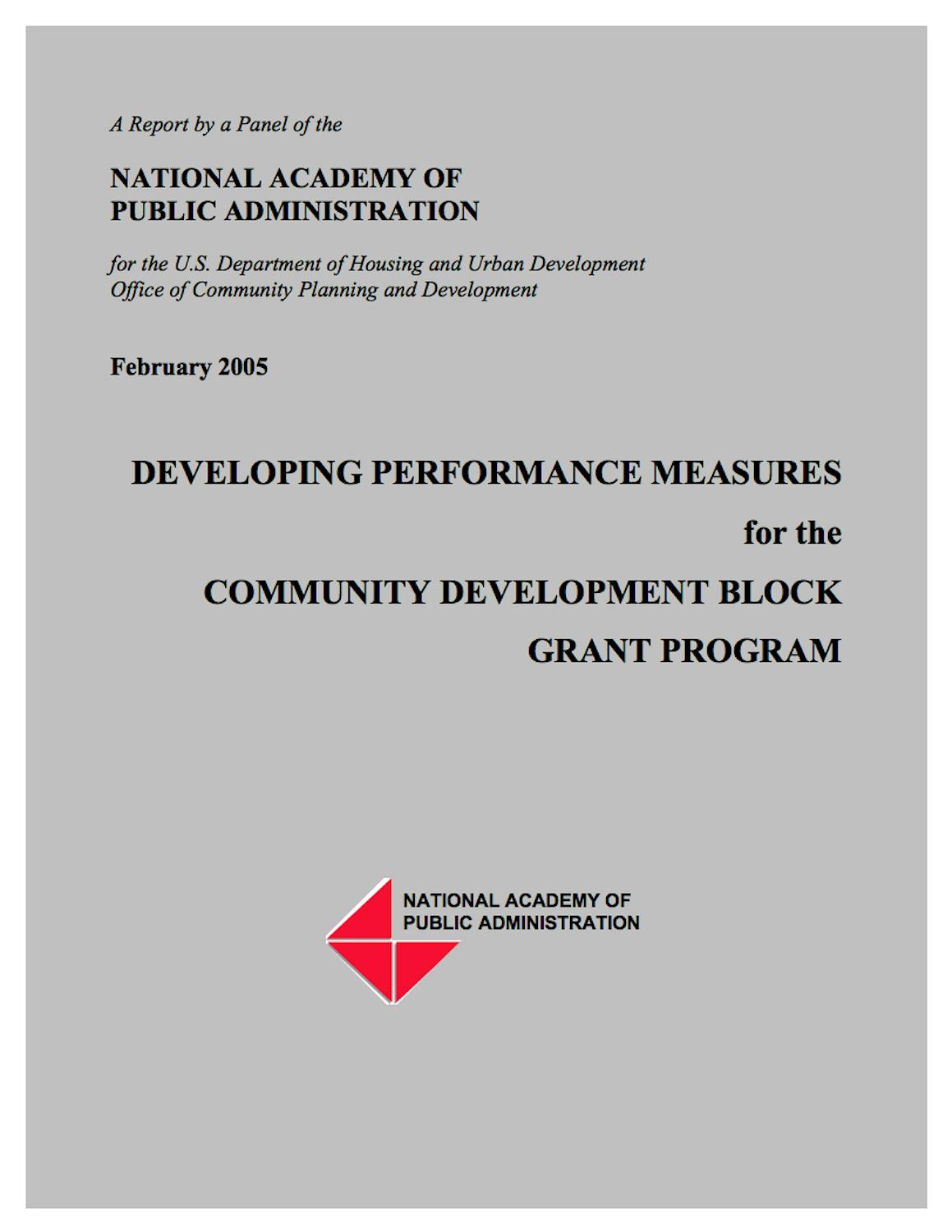 05 Developing Performance Measures Comm Develop Block