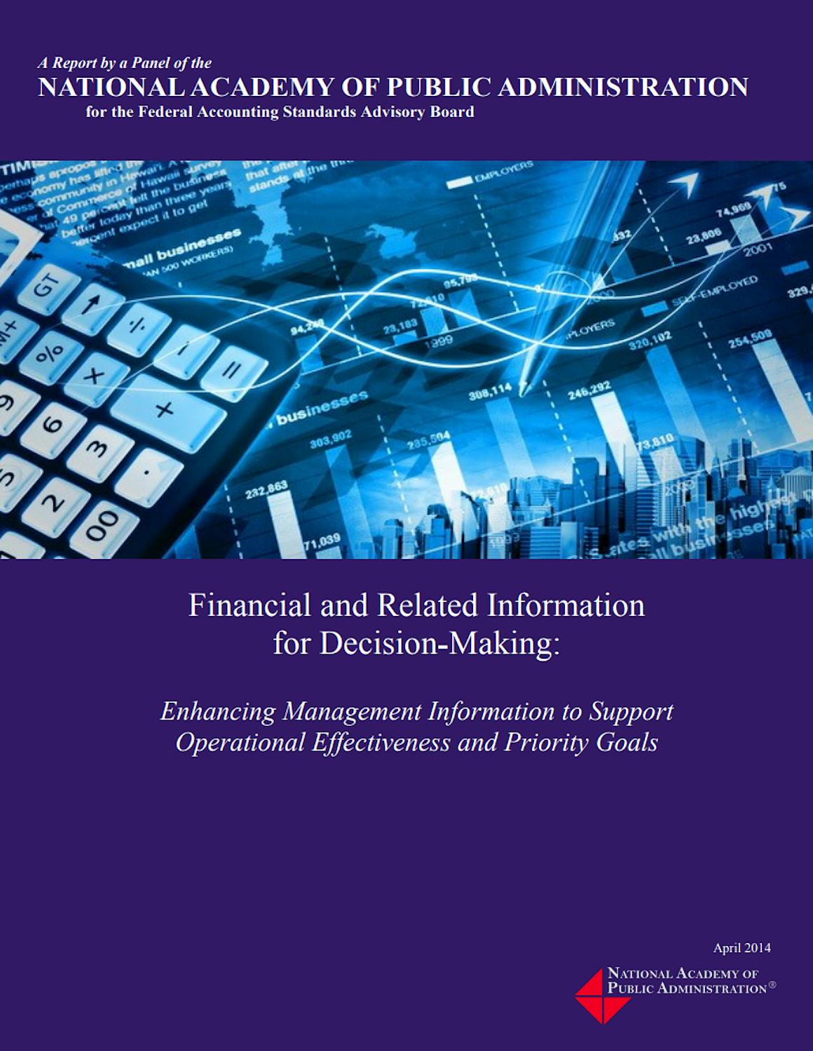 2014 Financial And Related Information For Decision Making FASAB