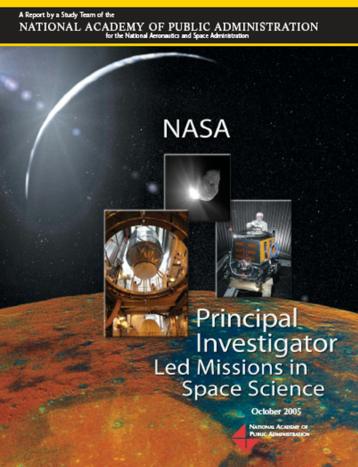 05 Principal Investigator Led Missions Space Science