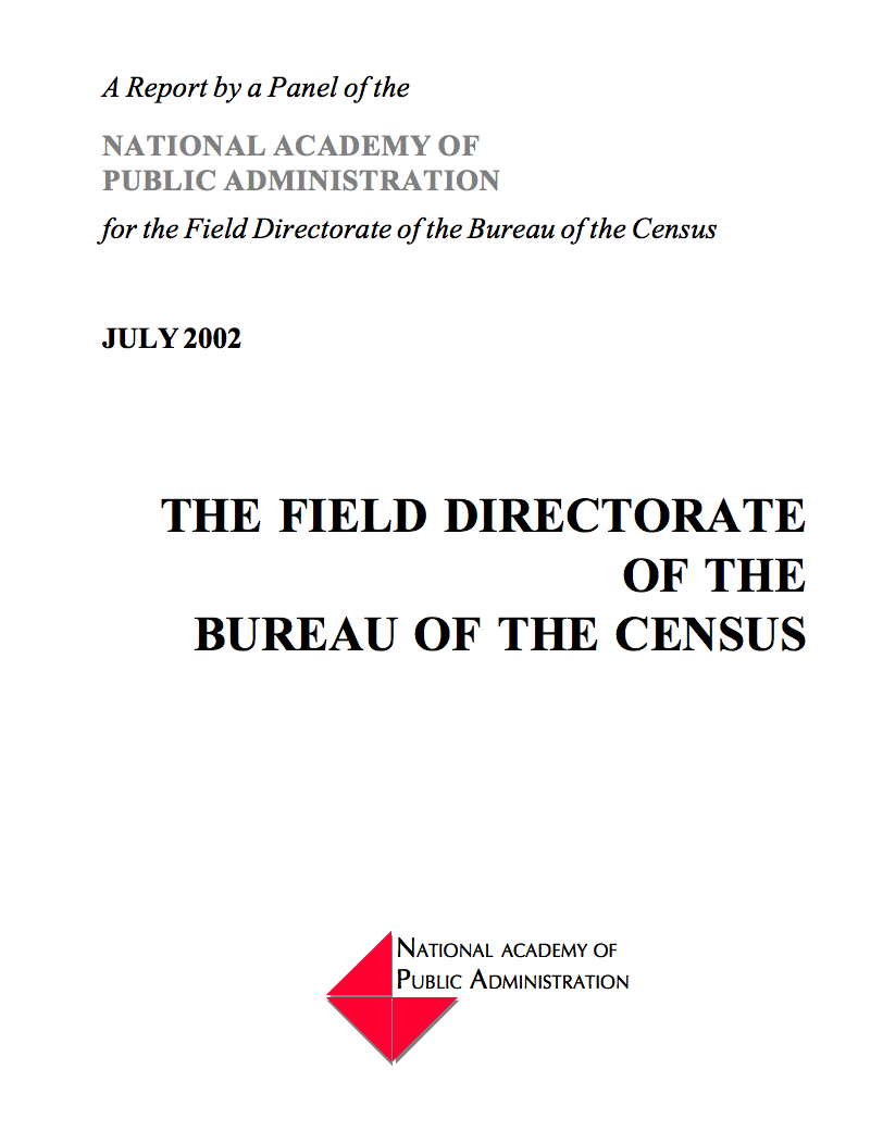 The Fieldof Directorateofthe Bureauofthe Census