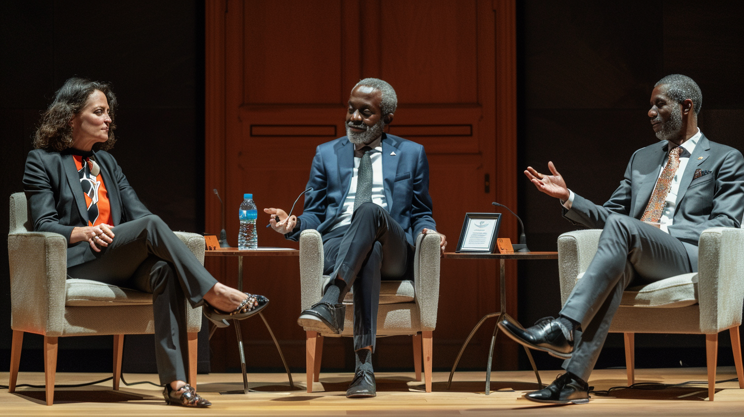 U8671271972 Photorealistic editorial photo of a panel discuss 12b23724 2672 45db 9935 f619605290b8 1